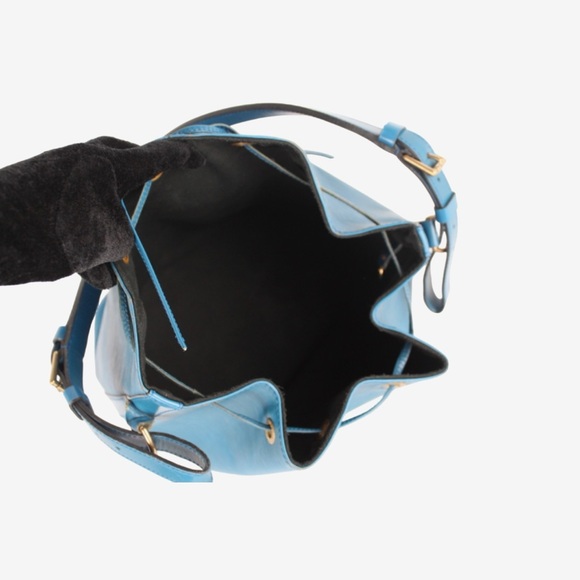 LOUIS VUITTON BLUE TOLDEO EPI NOE DRAWSTRING BUCKET BAG - Picture 2 of 9